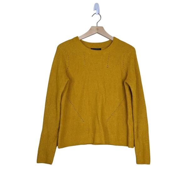 Banana Republic Womens M Autumn Yellow Gold Pullover Knit Sweater - Picture 1 of 8